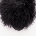 Women's Balenciaga Feather Slipper Sandals