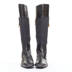 Women's Louis Vuitton Monogram Canvas Riding Boots