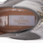 Women's Valentino Turquoise Stone Star Studded Ankle Boots