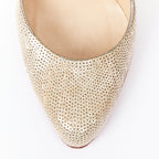 Women's Christian Louboutin Sequin Almond Toe Pumps