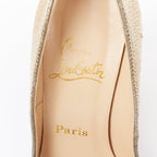 Women's Christian Louboutin Sequin Almond Toe Pumps