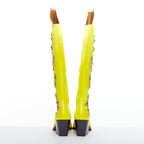 Men's Christian Louboutin Satin Blossom Boots
