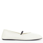 Women's The Row Leather Elastic Ballerina Flats
