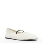 Women's The Row Leather Elastic Ballerina Flats