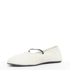 Women's The Row Leather Elastic Ballerina Flats