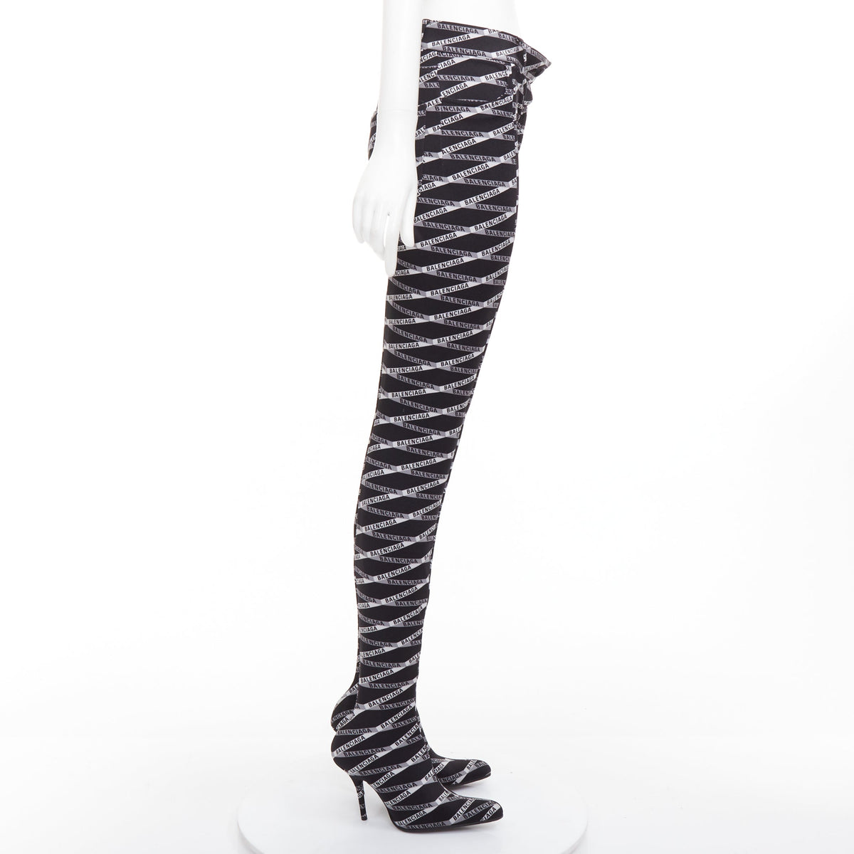 Women's Balenciaga Pantashoe Heel Boots Pants
