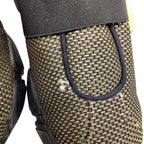 Women's Salvatore Ferragamo Monster Trainers in Black Nylon