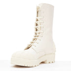 Women's Dior Rubber Cap Combat Boots