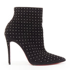 Women's Christian Louboutin Suede Pointy Boots