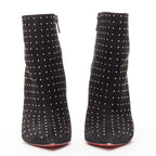 Women's Christian Louboutin Suede Pointy Boots