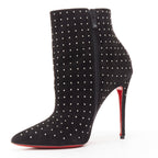Women's Christian Louboutin Suede Pointy Boots