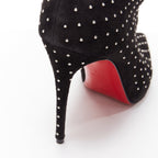 Women's Christian Louboutin Suede Pointy Boots
