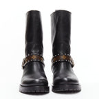 Women's Louis Vuitton Monogram Motorcycle Boots