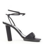 Women's Gianni Versace Satin Crystal Sandals