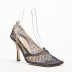 Women's Bottega Veneta Mesh Square Chain Heel