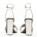 Women's Gianni Versace Shearling Ankle Sandals