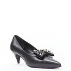 Women's Saint Laurent Studded Bow Pointed Pumps