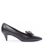 Women's Saint Laurent Studded Bow Pointed Pumps