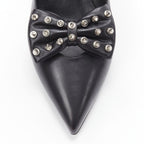 Women's Saint Laurent Studded Bow Pointed Pumps