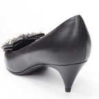 Women's Saint Laurent Studded Bow Pointed Pumps