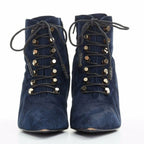 Women's Balenciaga Suede Stud Lace Up Bootie