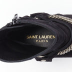 Women's Saint Laurent Wyatt Suede Chain Boots