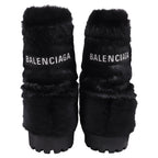 Men's Balenciaga Alaska Low Boots in Black Synthetic
