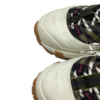 Women's Burberry Arthur Check Sneakers in Military Green Cotton
