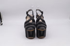Women's Prada Platform Sandals in Multicolor Canvas
