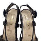 Women's Prada Platform Sandals in Multicolor Canvas