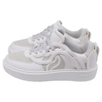 Women's Stella McCartney S-Wave Sneakers in White Leather
