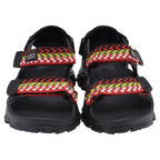 Women's Lanvin x Suicoke Wake Curb Sandals in Black Rubber