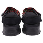 Women's Lanvin x Suicoke Wake Curb Sandals in Black Rubber