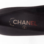 Women's Chanel Serpent Pearl satin CC pearl snake heel pump