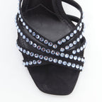 Women's Prada crystal rhinestone strappy open toe sandal