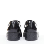 Women's Chanel Heart CC leather quilted platform penny loafers