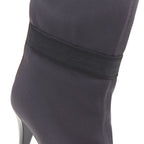 Women's Marni fabric upper leather platform high heel boot
