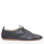 Women's Celine Lise Triomphe Richelieu leather flat oxfords
