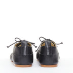 Women's Celine Lise Triomphe Richelieu leather flat oxfords