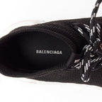 Men's Balenciaga Speed white red logo laced sock sneakers