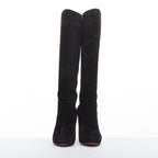 Women's Christian Louboutin veau velour suede platform boots
