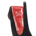 Women's Christian Louboutin suede over knee platform boots