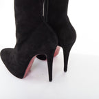 Women's Christian Louboutin suede over knee platform boots