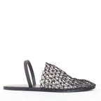 Women's The Row Macrame Net fabric mesh slingback flat shoes