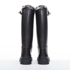 Women's Hermes Jumping So Black leather riding boots