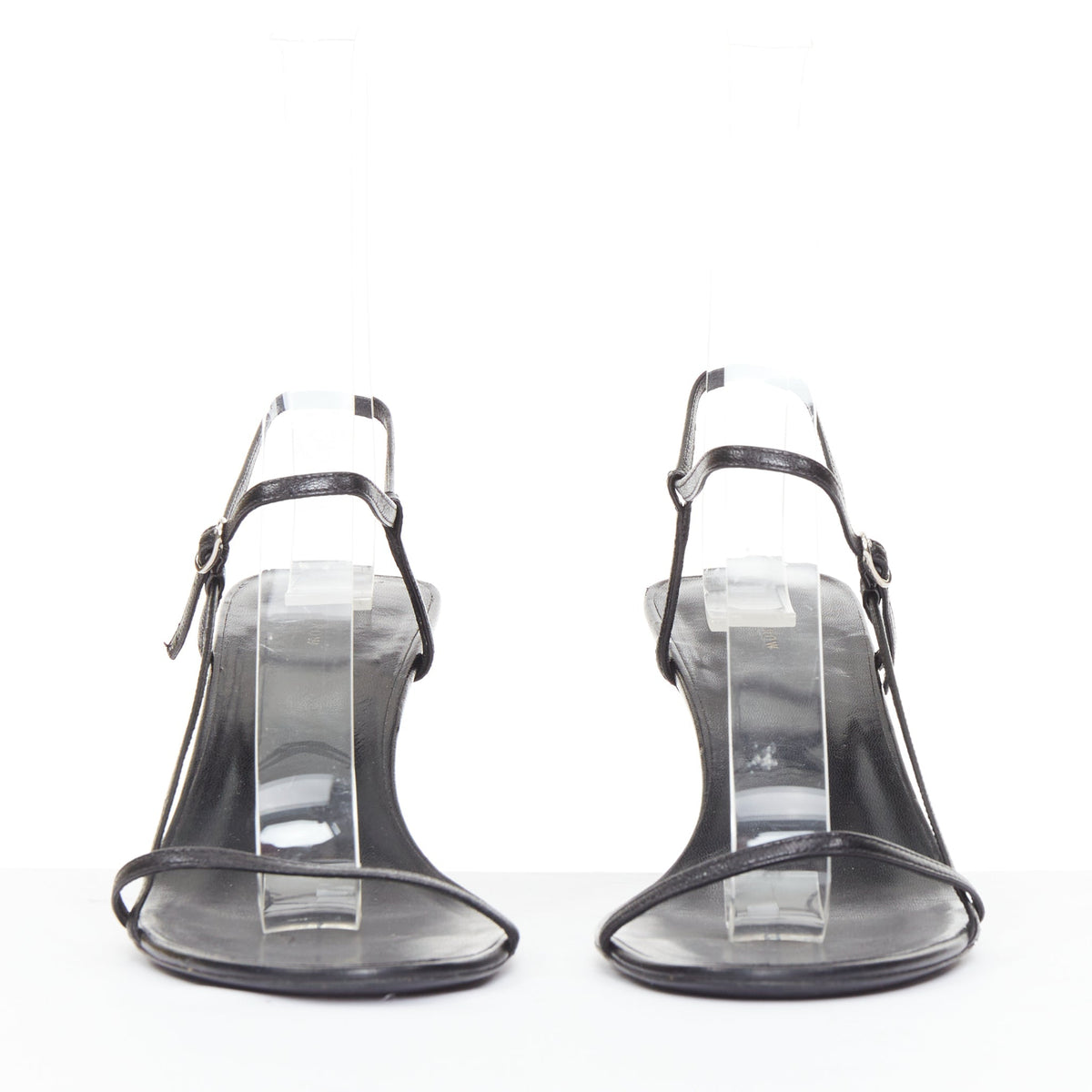Women's The Row Bare minimalist slim straps spool heel sandals