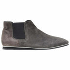 Women's Tod's No Code dark grey suede flat ankle bootie