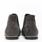 Women's Tod's No Code dark grey suede flat ankle bootie