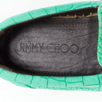 Men's Jimmy Choo Vlad embossed scaled leather espadrilles