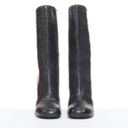 Women's Givenchy curved horn heel black ankle boots
